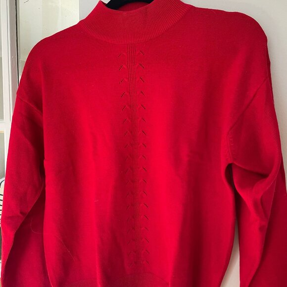 (S) Vintage 90s Simons Twik red sweater - Picture 1 of 3